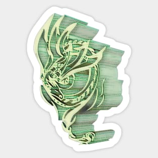 Pandemic Moon- $ Money Dragon $ Sticker